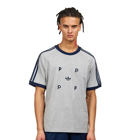 adidas x Pop Trading Company - Pop Classic Tee (Medium Grey