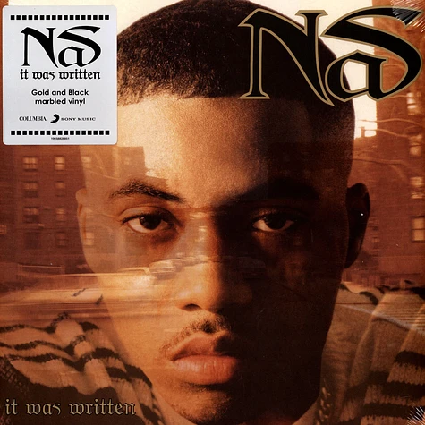 Nas - It Was Written Gold Marbled Vinyl Edition - Vinyl 2LP - 1996 