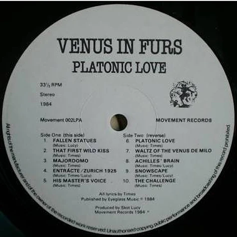 Venus In Furs - Platonic Love & Other Stories