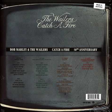 Bob Marley & The Wailers - Catch A Fire 50th Anniversary Edition