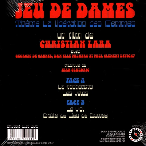 Jean Claudric - OST Jeu De Dames