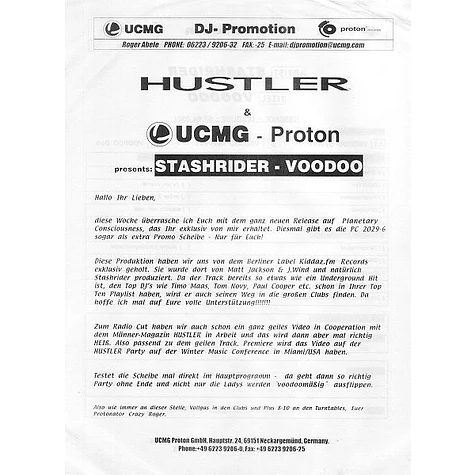 Stashrider - Voodoo