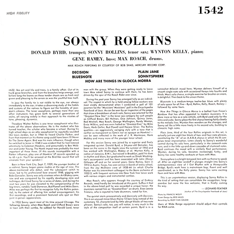 Sonny Rollins - Volume 1