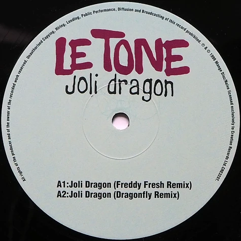 Le Tone - Joli Dragon