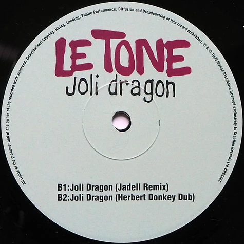 Le Tone - Joli Dragon