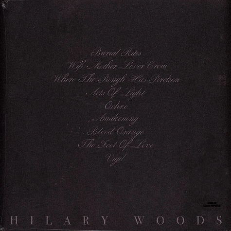 Hilary Woods - Acts Of Light Transculent Red Vinyl Edition