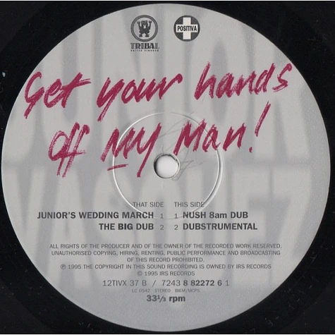 Junior Vasquez - Get Your Hands Off My Man! (The Dubs)