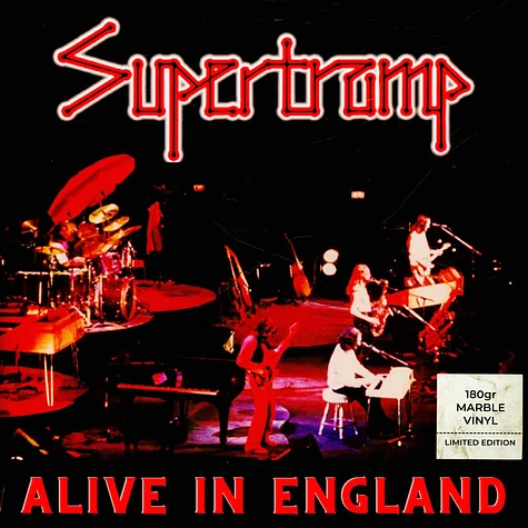 Supertramp - Alive In England Red Marble Vinyl Edition