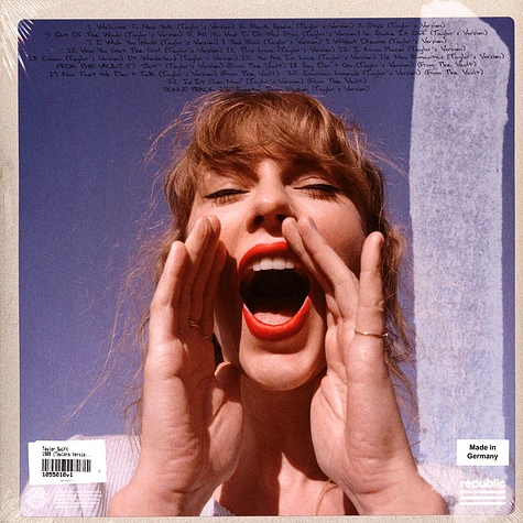 Taylor Swift - 1989 (Taylors Version) Indie Exclusive Tangerine Vinyl Edition