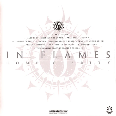 In Flames - Come Clarity Transparent Violet Vinyl Edition