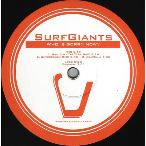 SurfGiants - Who's Sorry Now?