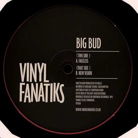 Big Bud - Faceless / New Vision Bubblegum Pink Vinyl Edition