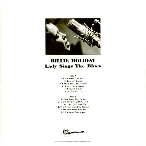 Billie Holiday - Lady Sings The Blues Clear Vinyl Edition