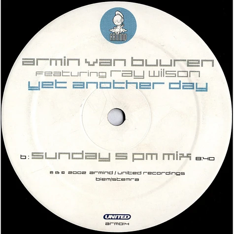 Armin van Buuren Featuring Ray Wilson - Yet Another Day