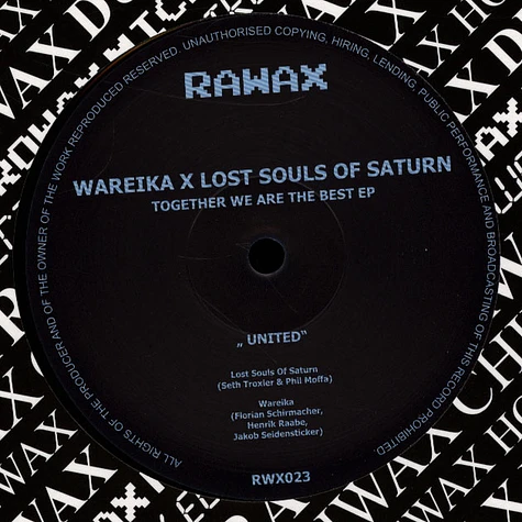 Wareika x Lost Souls Of Saturn - Together We Are The Best EP