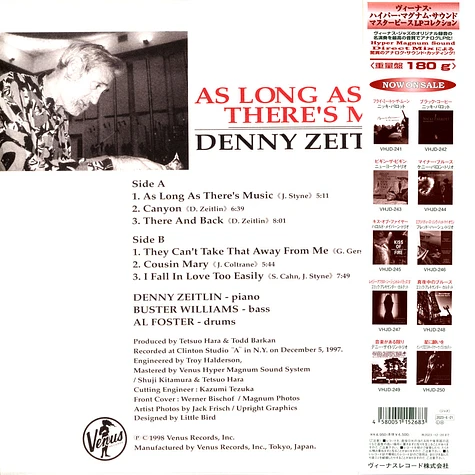 Denny Zeitlin Trio - As Long As There's Music