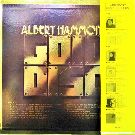 Albert Hammond - Gold Disc