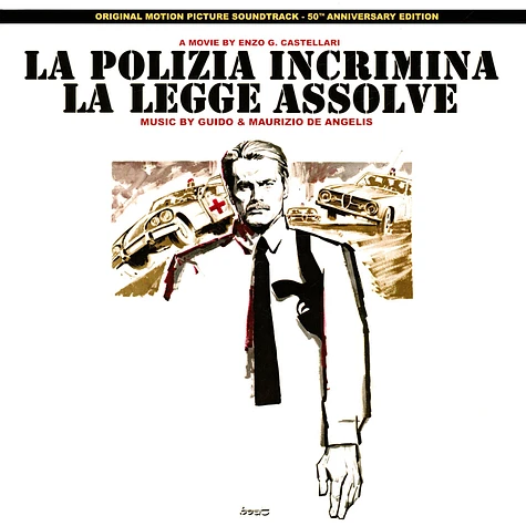 Guido & Maurizio De Angelis - OST La Polizia Incrimina La Legge Assolve  50th Anniversary Red & Black Vinyl Edition - Vinyl LP - 1974 - EU - Reissue