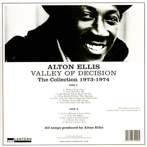 Alton Ellis - Valley Of Decision - The Collection 1973-1974