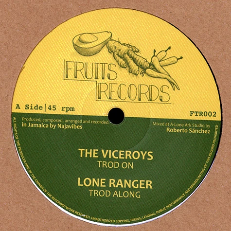 The Viceroys, Lone Ranger, Prince Alla - Trod On / Jah Love In The Morning