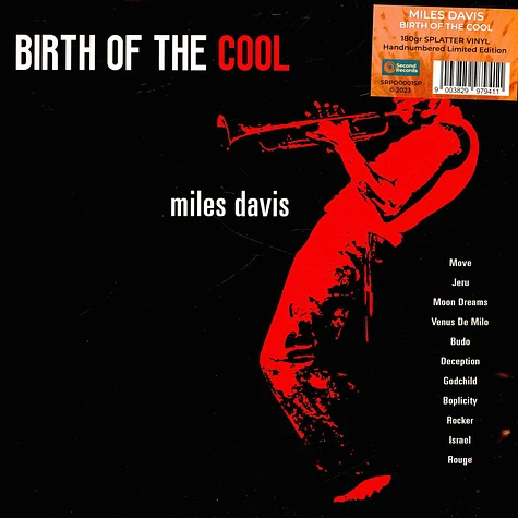 Miles Davis - Birth Of The Cool Red / White Splatter Vinyl Edition