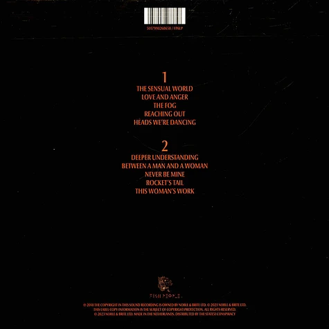 Kate Bush - The Sensual Word 2018 Remaster Black Vinyl Edition