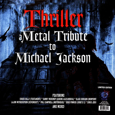 V.A. - Thriller - A Metal Tribute To Michael Jackson Red Vinyl Edition