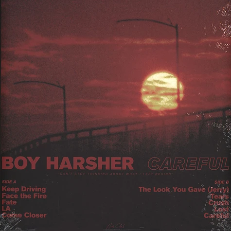 Boy Harsher - Careful Solid Yellow With Black Marble Vinyl Edition