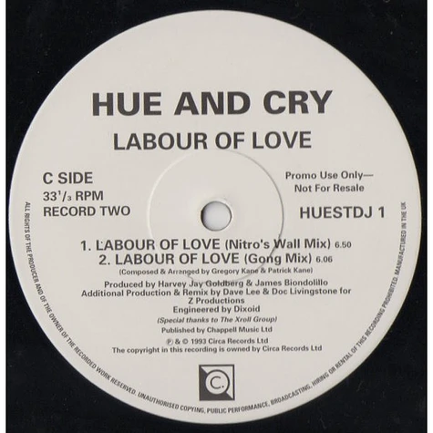 Hue & Cry - Labour Of Love (The Joey Negro/Doc Livingstone Remixes)