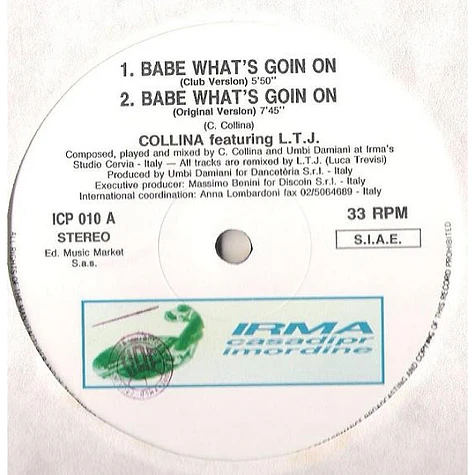 Cesare Collina Featuring LTJ - Babe, What's Goin On