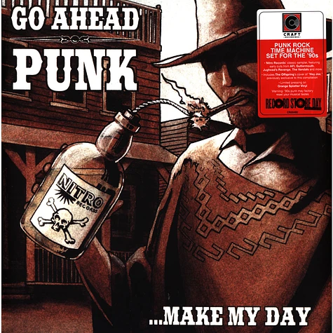 V.A. - Go Ahead Punk Make My Day Record Store Day 2022 Orange Splatter Vinyl Edition