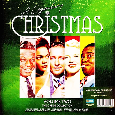 V.A. - A Legendary Christmas Volume Two - The Green Collection Green Vinyl Edition