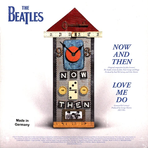 The Beatles - Now & Then Black Vinyl Edition - Vinyl 7