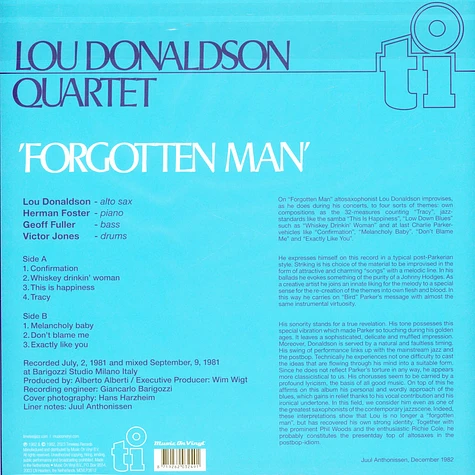 Lou Donaldson - Forgotten Man