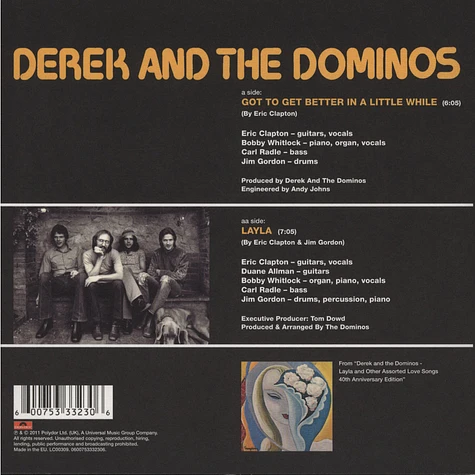 Derek & The Dominos - Got To Get Better In