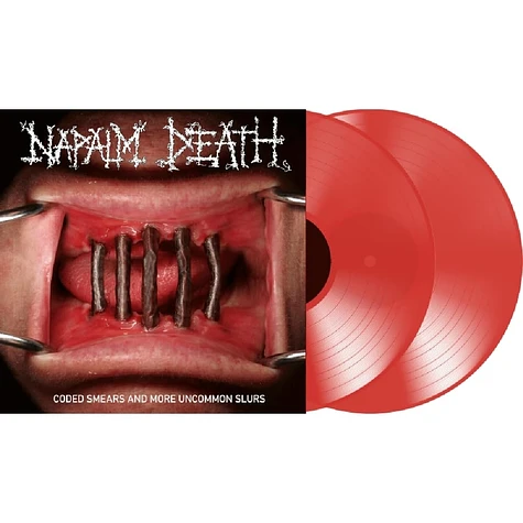 Napalm Death - Coded Smears & More Uncommon Slurs Red Vinyl Edition