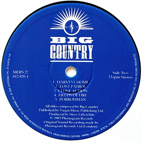 Big Country - The Crossing