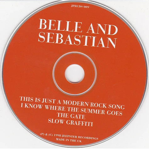 Belle & Sebastian - This Is Just A Modern Rock Song
