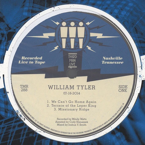 William Tyler - Live At Third Man Records