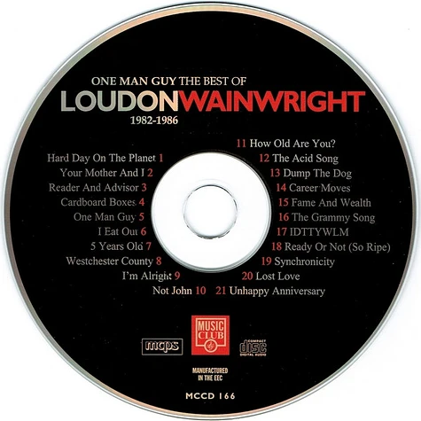 Loudon Wainwright III - One Man Guy The Best Of 1982-1986