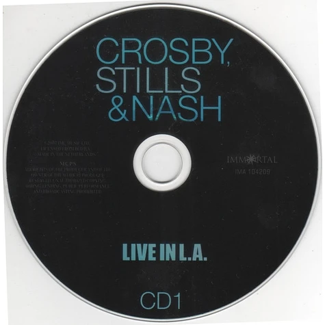 Crosby, Stills & Nash - Live In L.A.