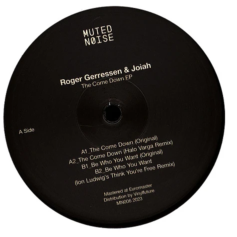 Roger Gerressen, Joiah - The Come Down EP