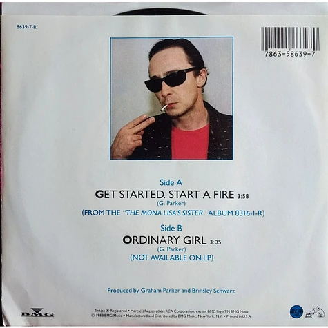 Graham Parker - Get Started. Start A Fire