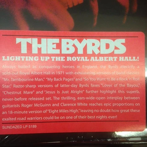 The Byrds - Live At Royal Albert Hall 1971