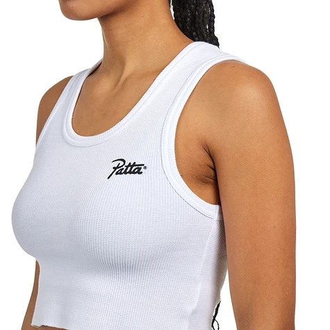 Patta - Femme Cropped Waffle Tank Top