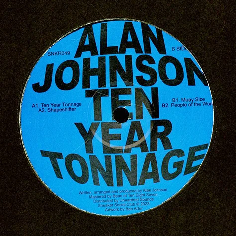 Alan Johnson - Ten Year Tonnage