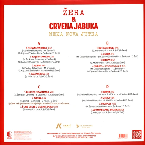 Zera & Crvena Jabuka - Neka Nova Jutra Red Vinyl Edtion