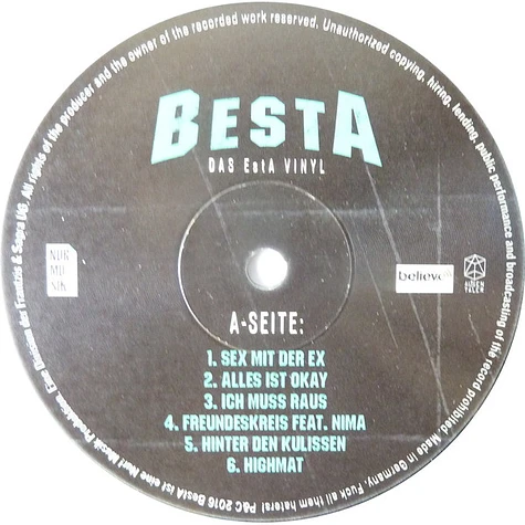 Esta - Besta (Das EstA Vinyl)