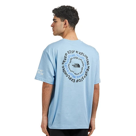 The North Face - NSE Graphic L/S Tee (Steel Blue)