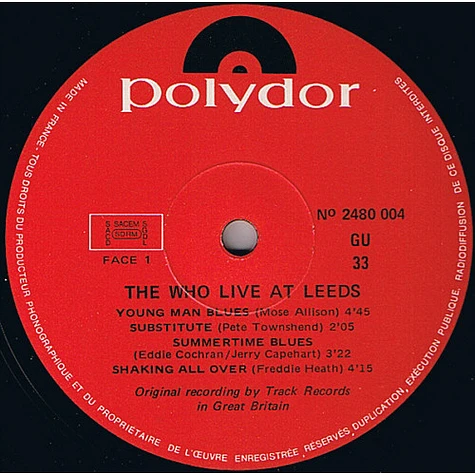 The Who - Live At Leeds